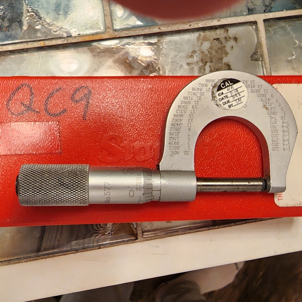 Mechanical, 0 to 1 Inch Measurement, Satin Chrome Finish Carbide Face Ball Anvil